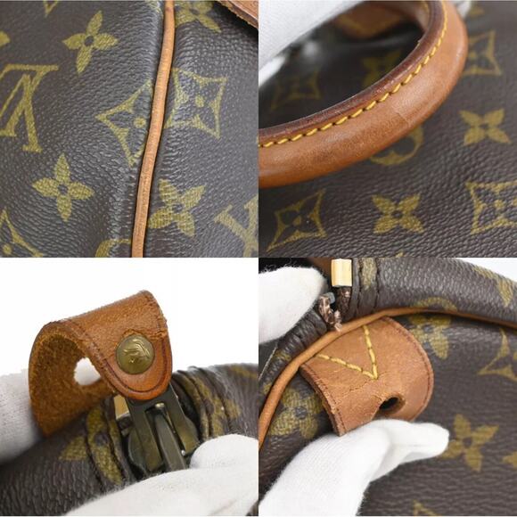 LOUIS VUITTON Speedy 30 Travel Hand Bag Monogram Leather Brown M41526 31KA125 - Picture 10 of 14